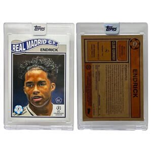 2024 Topps Living Set UCL #715 Endrick  Real Madrid CF  Rookie Card (RC)